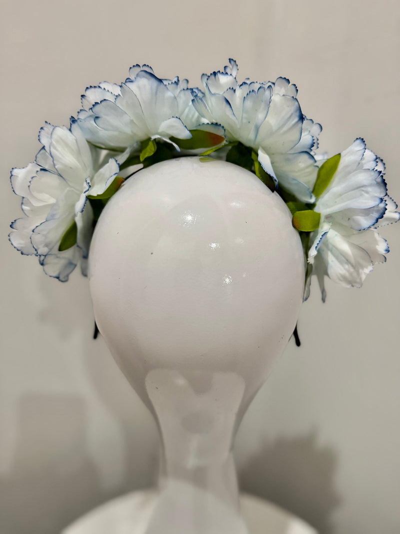 Wendy Scully Flower Crown - White/Blue