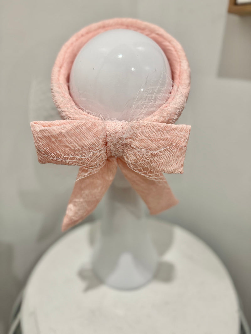 Wendy Scully Millinery "Belle" Halo - Pink