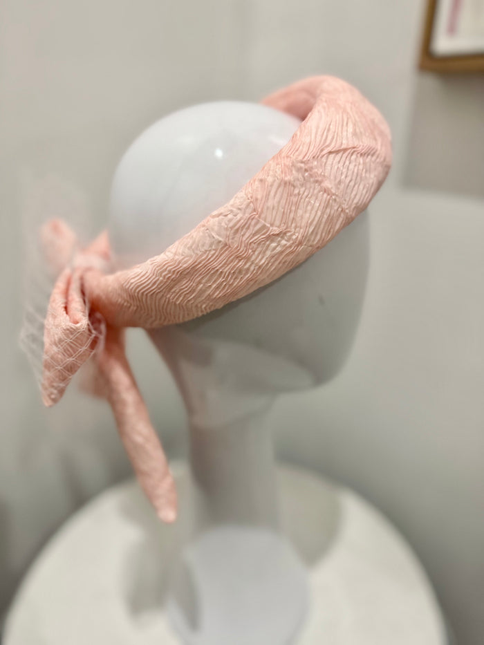 Wendy Scully Millinery "Belle" Halo - Pink