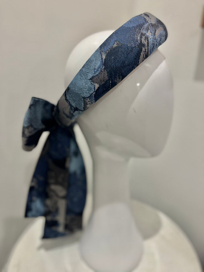 Wendy Scully Millinery "Belle" Halo - Navy