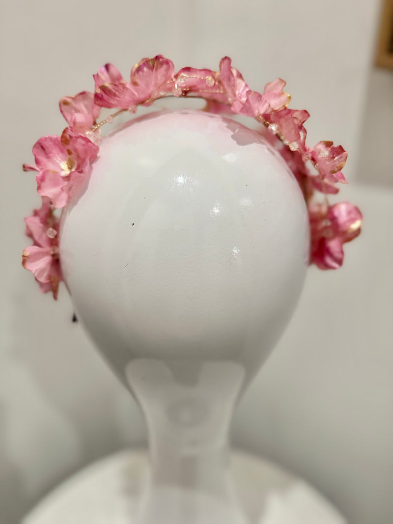 Wendy Scully Pink Floral Headband