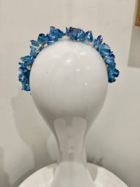 Wendy Scully Blue Floral Headband