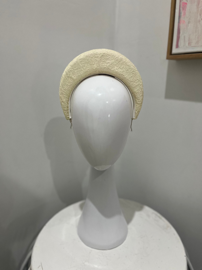 Wendy Scully Cream Halo Crown