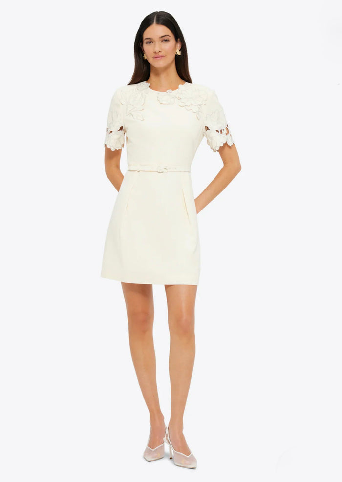 Leo Lin "Aurelie" Short Sleeve Dress