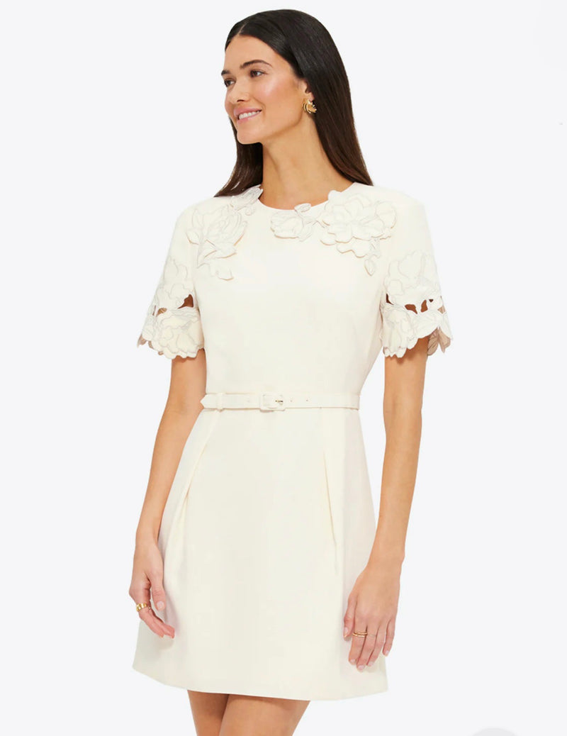 Leo Lin "Aurelie" Short Sleeve Dress