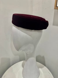Wendy Scully Burgundy Velvet Mini Pillbox