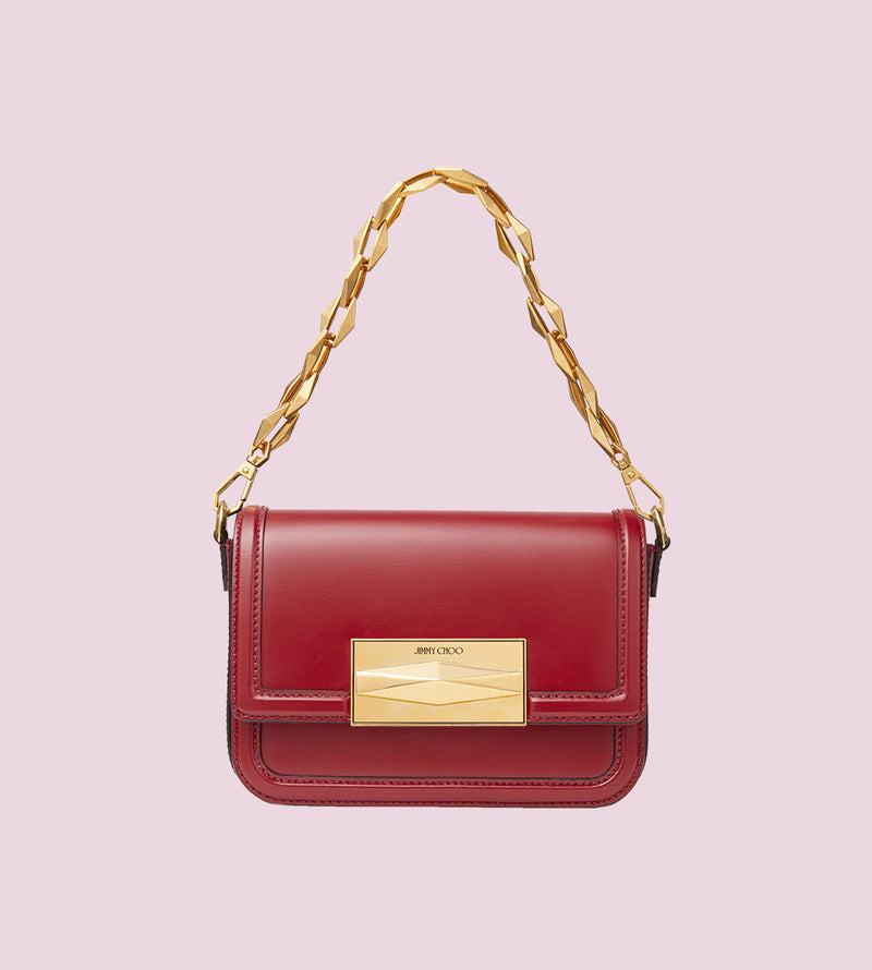 Jimmy Choo Diamond Crossbody Bag Cranberry