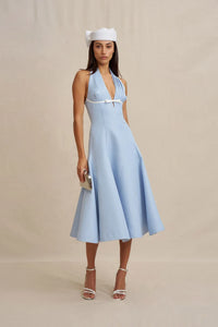 BY JOHNNY Lilian Halter Midi Dress