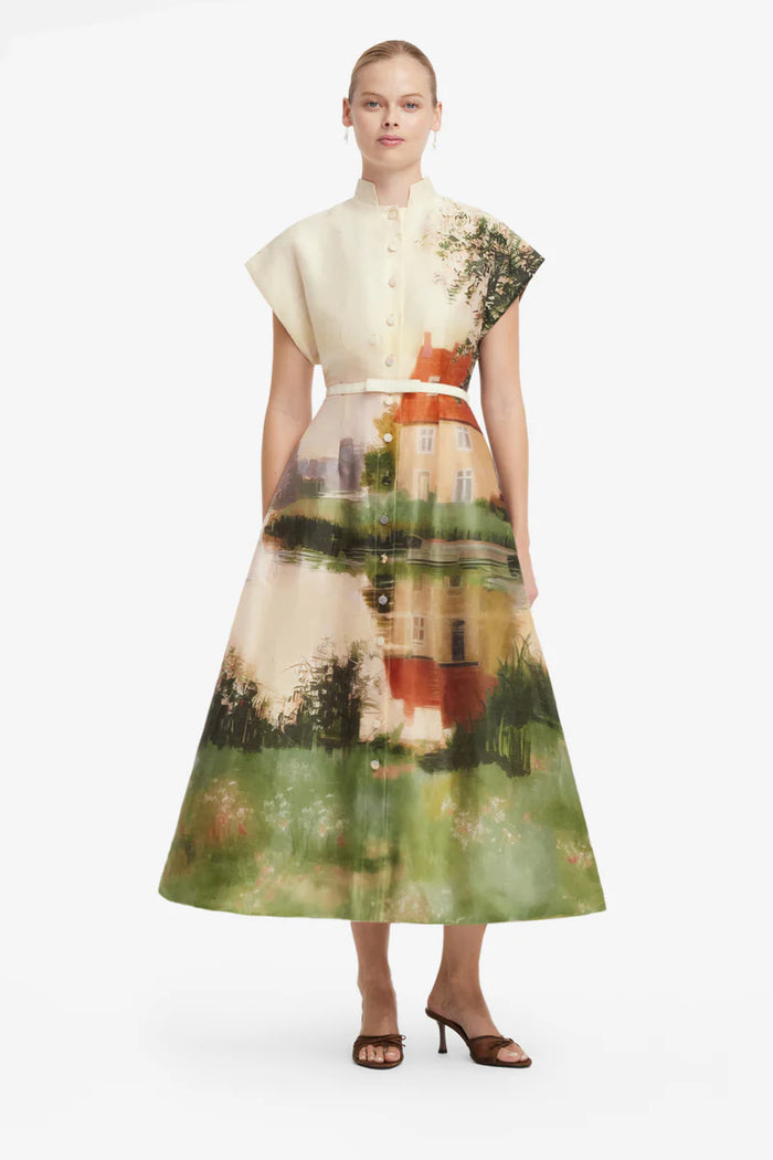 designer midi dress