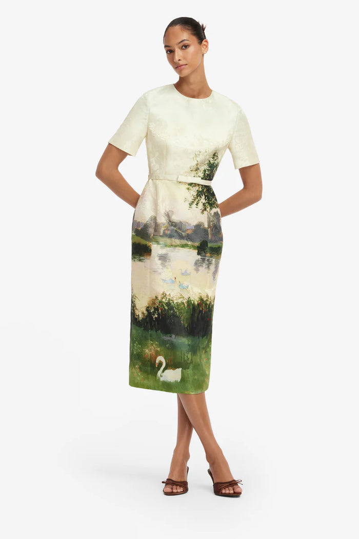 LEO LIN midi dress