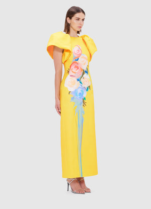 Leo Lin Lucinda Maxi Dress - Bouquet Print