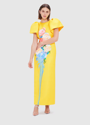 Leo Lin Lucinda Maxi Dress - Bouquet Print