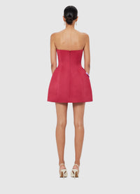 Leo Lin "Rosario" Bustier Mini Dress