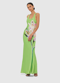 Leo Lin "Helena" Maxi Dress