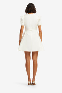 Leo Lin "Elyse" Petal Short Sleeve Mini Dress