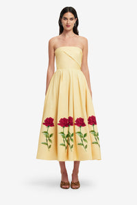 Leo Lin "Lynn" Bustier Midi Dress