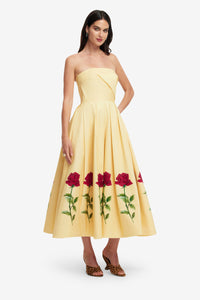 Leo Lin "Lynn" Bustier Midi Dress