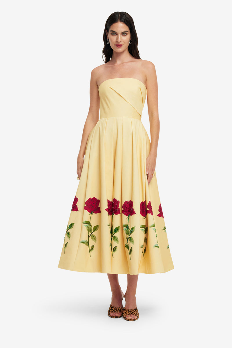 Leo Lin "Lynn" Bustier Midi Dress