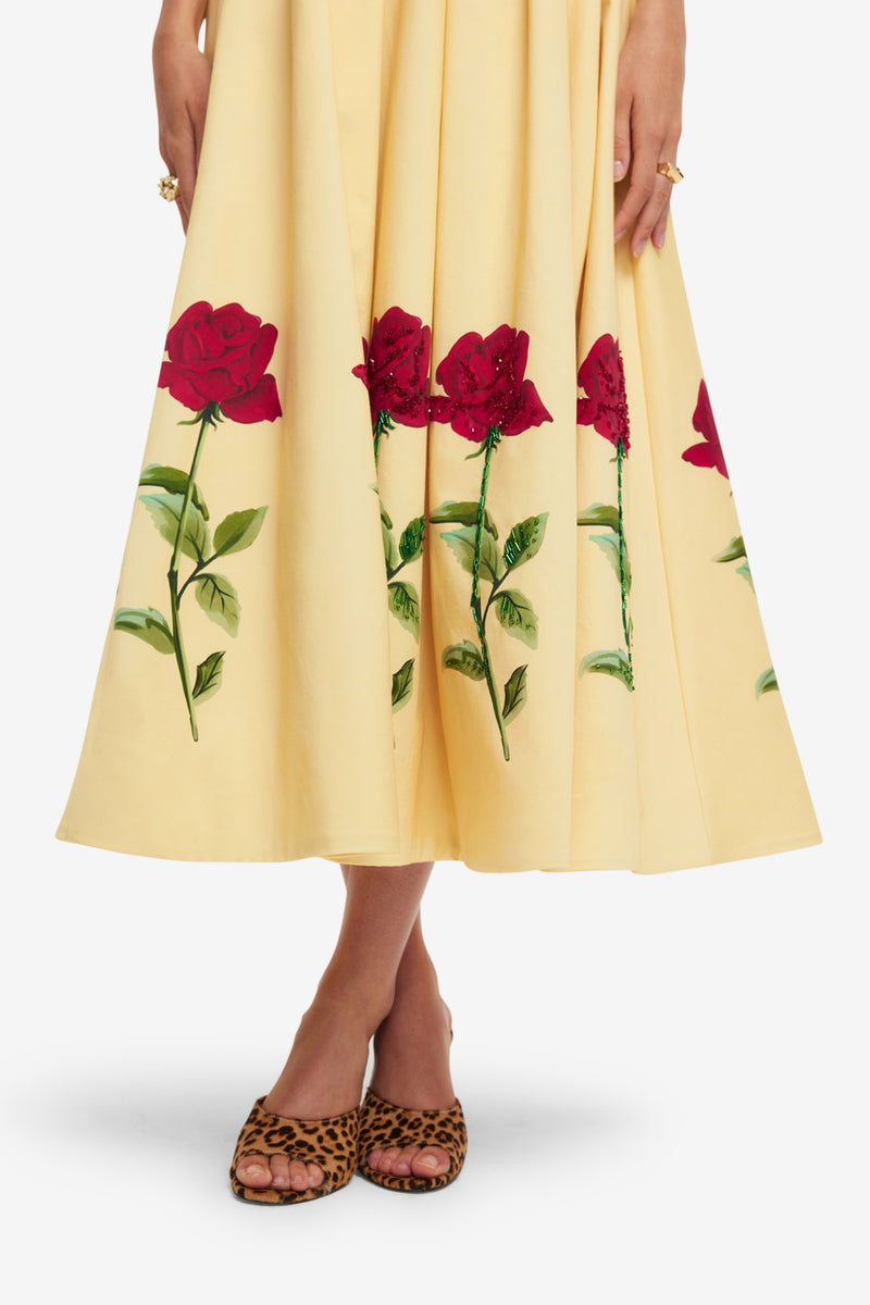 Leo Lin "Lynn" Bustier Midi Dress