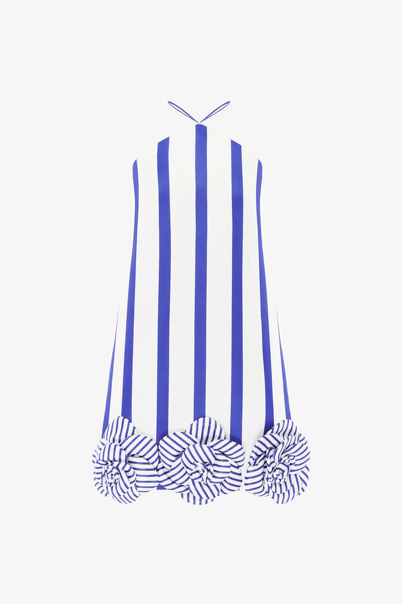 Leo Lin 'Suzy' Striped Mini Dress