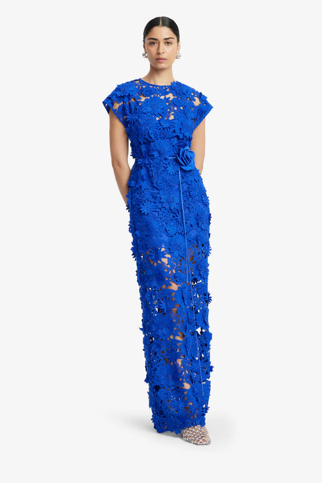 Leo Lin 'Alena' Lace Maxi Dress