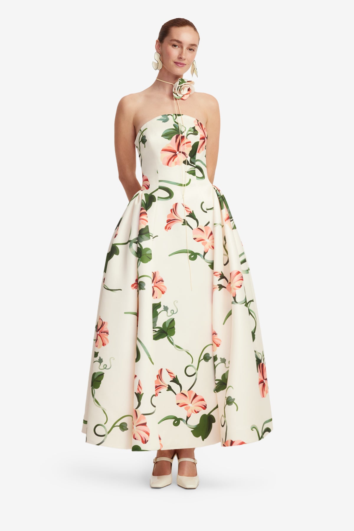 Leo Lin "Violet" Bustier Maxi Dress