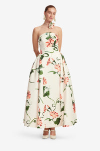 Leo Lin "Violet" Bustier Maxi Dress