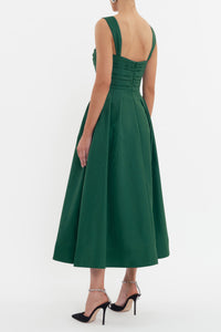 Rebecca Vallance "Luiza" Strap Midi Dress