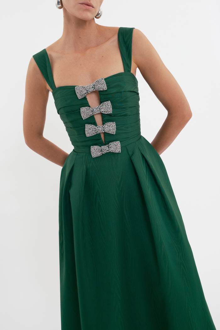 Rebecca Vallance "Luiza" Strap Midi Dress