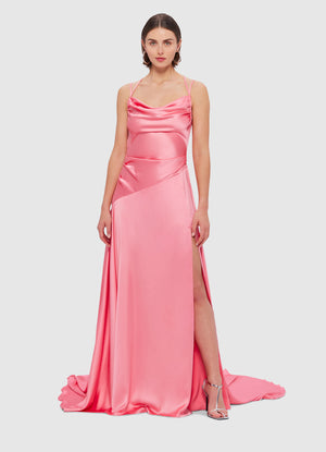 Leo Lin Melodie Gown - Watermelon