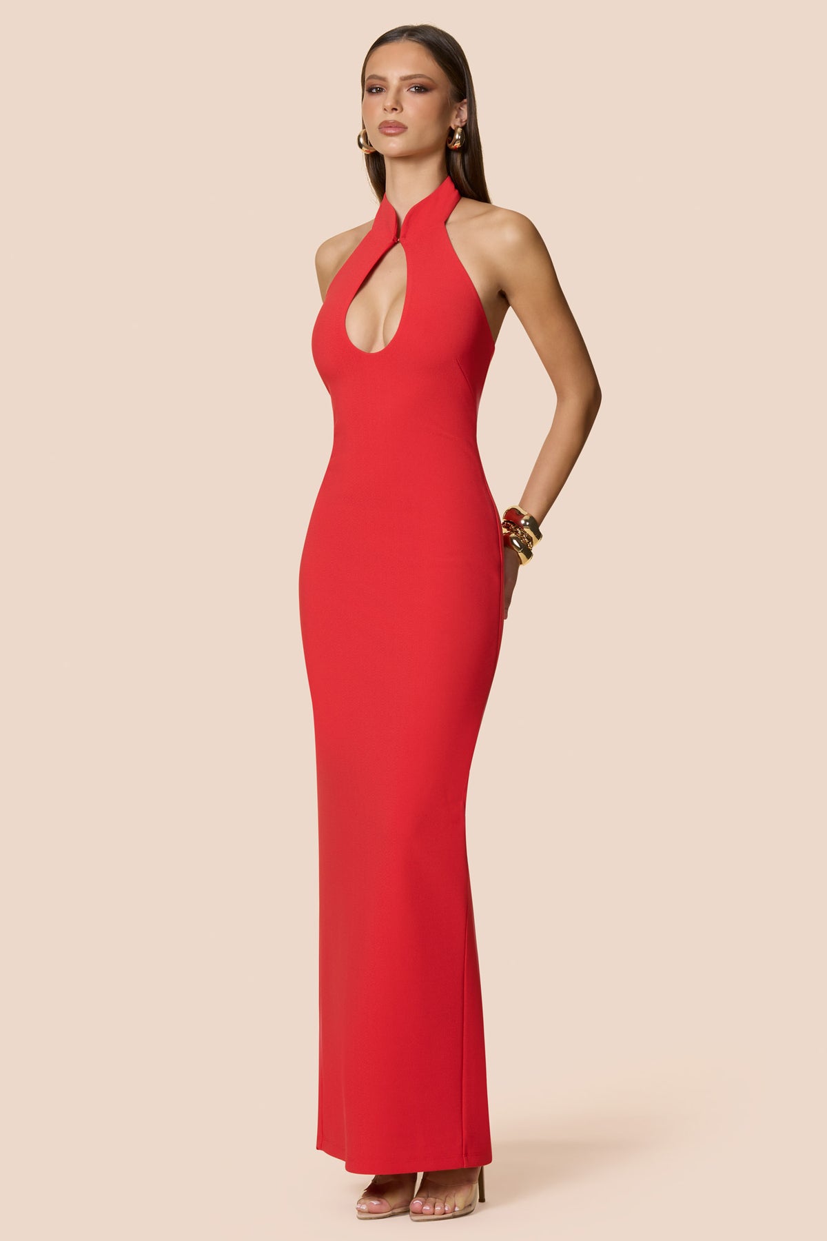 Nookie "Harmony" maxi- cherry red