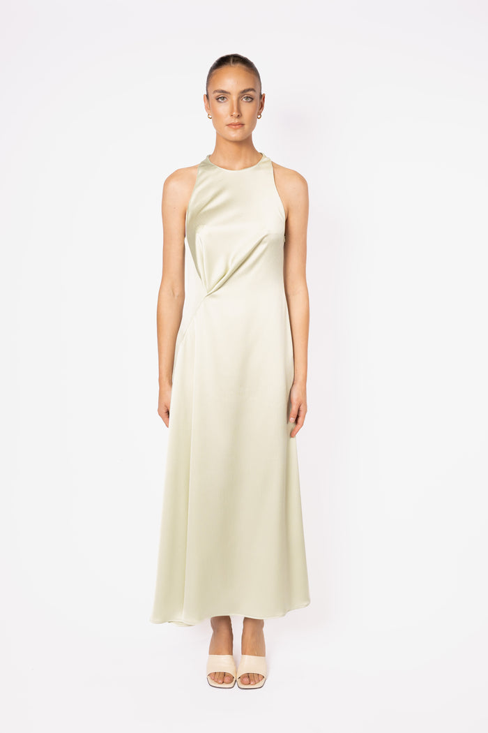 One Fell Swoop "Sloane" Maxi Dress - Honeydew