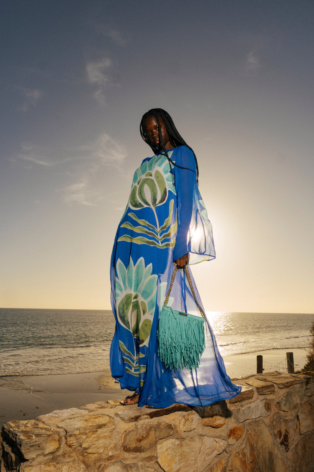 The Wolf Gang "Solsana" Long Sleeve Dress