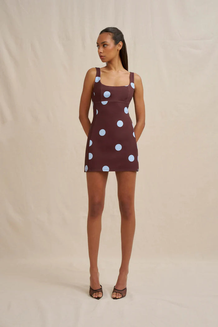 By Johnny 'Paloma' Polka Mini Dress
