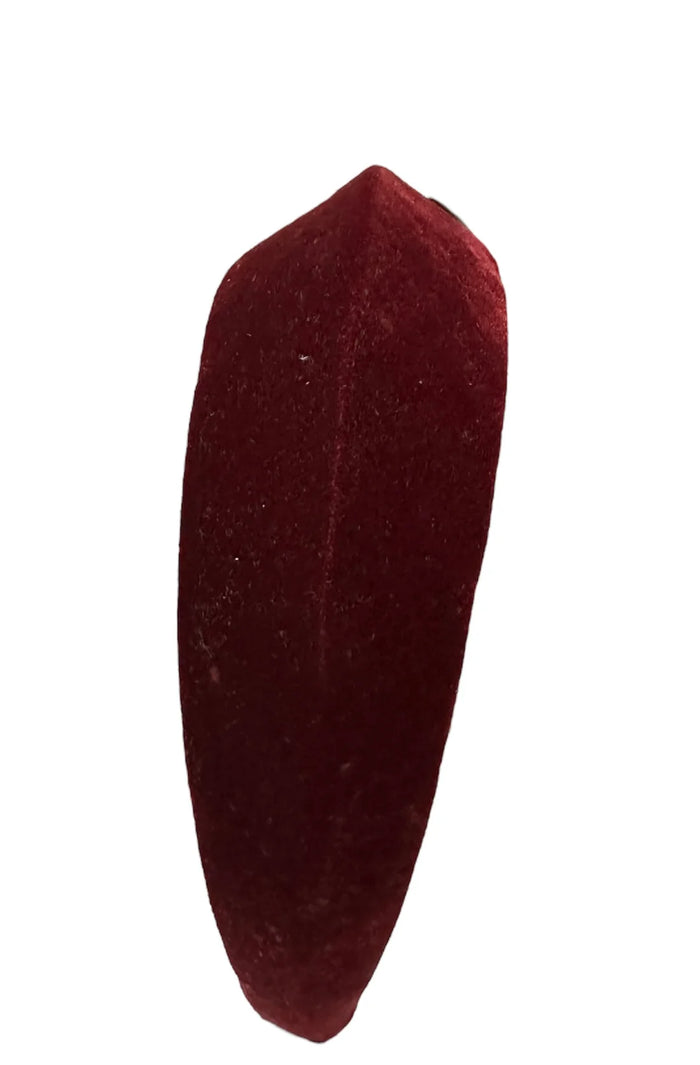 Wendy Scully Millinery Burgundy Velvet Halo Crown