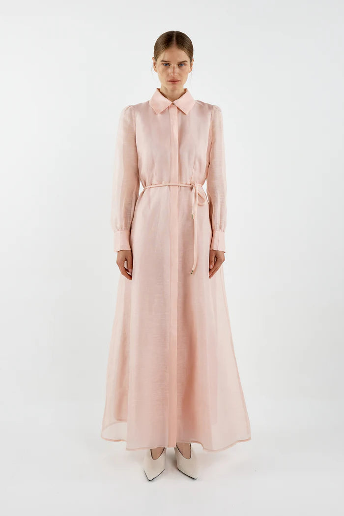 Sofia Irina 'Julie' Maxi Shirt Dress - Pink
