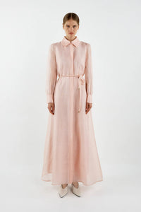 Sofia Irina 'Julie' Maxi Shirt Dress - Pink