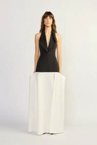 Tojha "Tara" Contrast Maxi Gown
