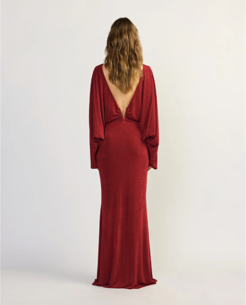 Tojha Lura Maxi Dress - Cherry Liqueur
