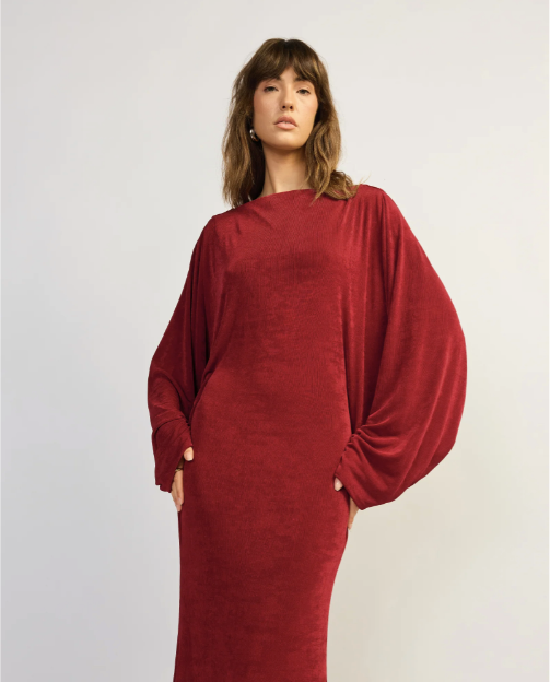 Tojha Lura Maxi Dress - Cherry Liqueur