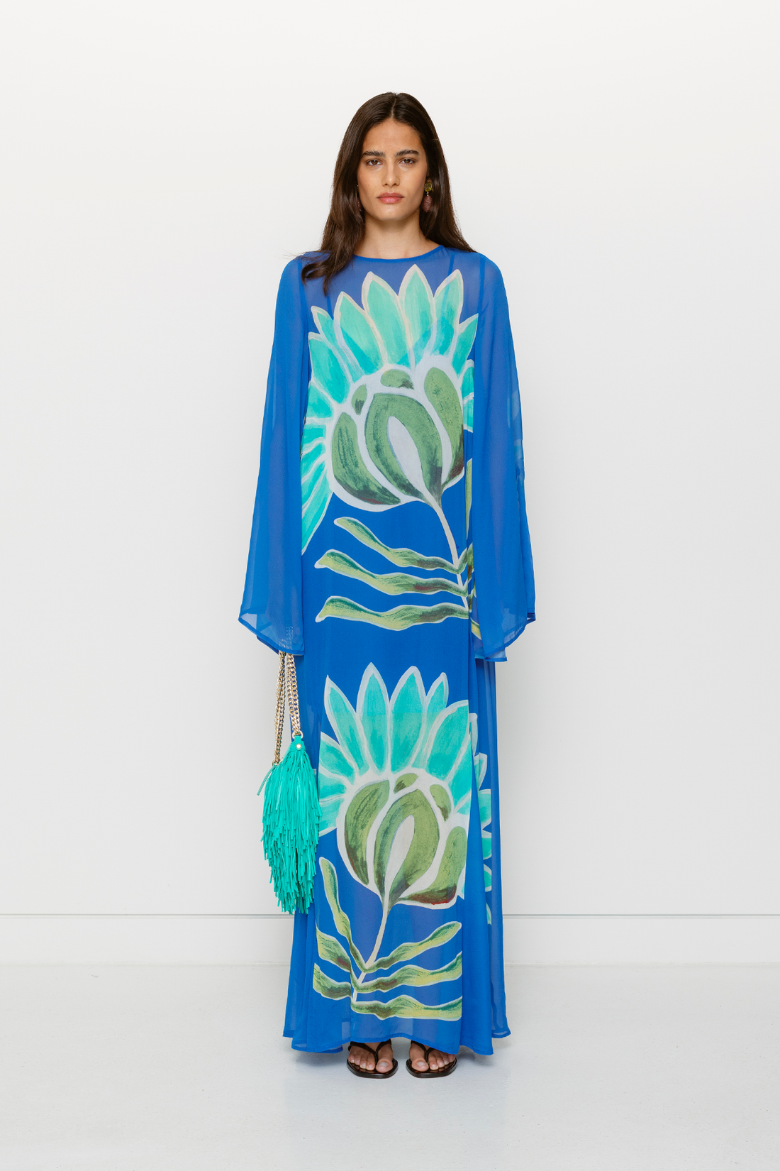 The Wolf Gang "Solsana" Long Sleeve Dress