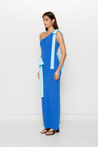 The Wolf Gang "Tacha" Maxi Dress - Aquamarine