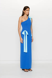 The Wolf Gang "Tacha" Maxi Dress - Aquamarine