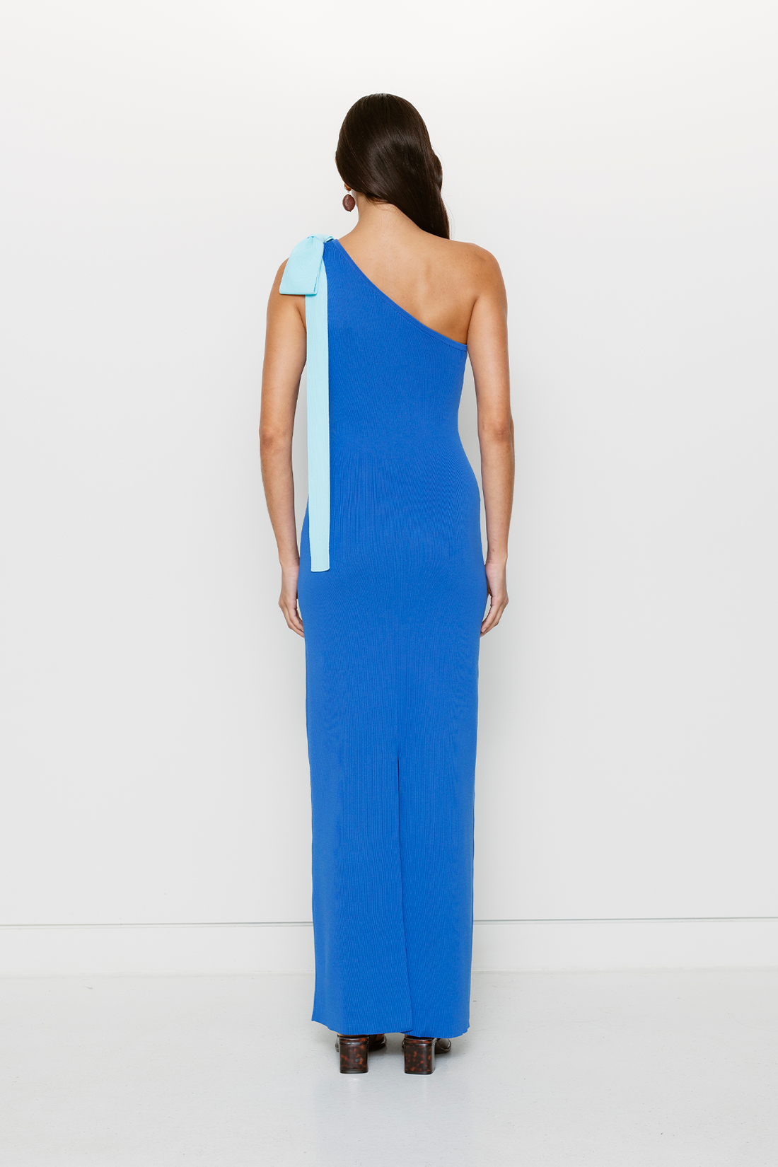 The Wolf Gang "Tacha" Maxi Dress - Aquamarine