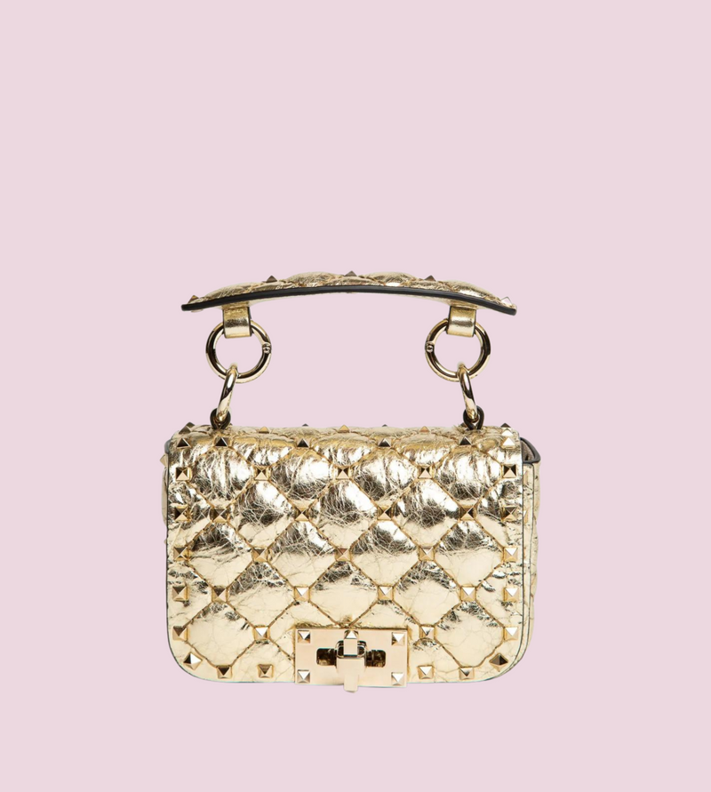 Valentino Rock Stud Micro Gold