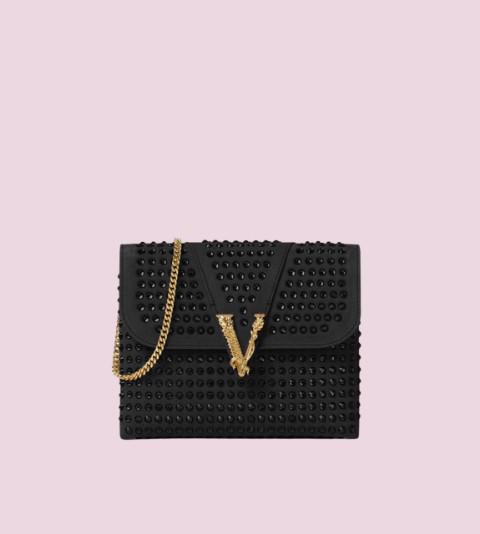 Versace Virtus Beaded Mini Black
