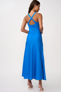 By Johnny Soleil Pipe Bias Midi Dress