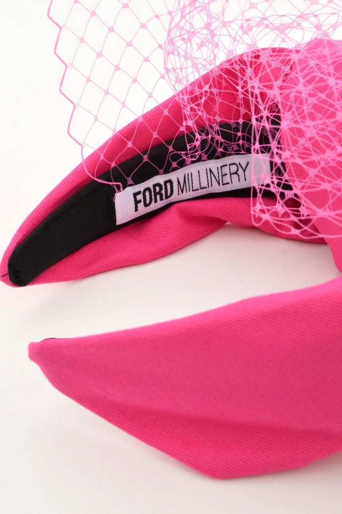 Ford Millinery "Ezra" Pink Turban