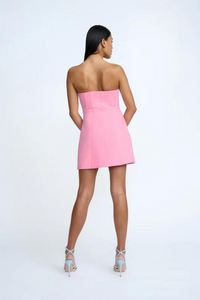 By Johnny Celeste Corset Heart Mini Dress