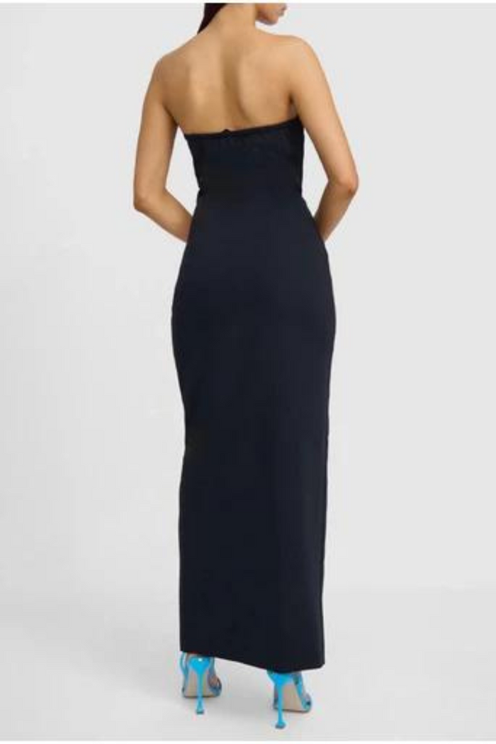 By Johnny Seraphina Structured Strapless Midi Dress